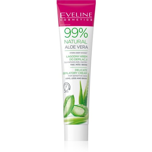 Eveline Cosmetics 99% Natural Aloe Vera umirujuća krema za depilaciju linija bikinija i pazuha 125 ml Cijene