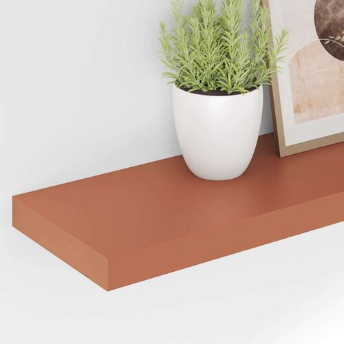  Polica na zidu 4 pcs Crvena 90 x 23 5 x 4 cm Konstruirano drvo Slike