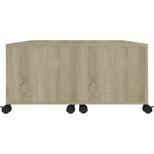  Stolić za kavu boja hrasta sonome 75 x 75 x 38 cm od iverice Slike