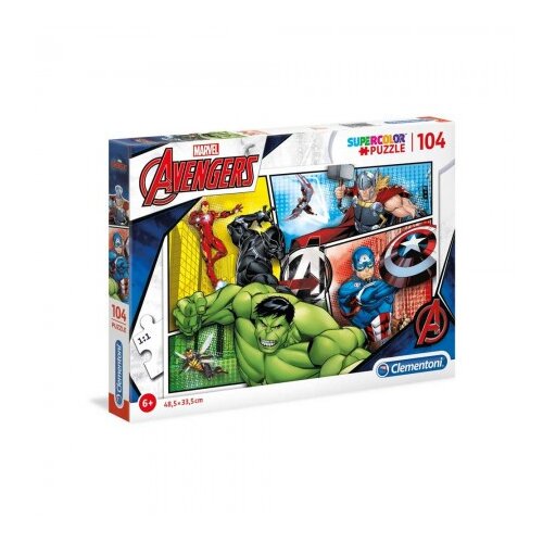 Clementoni Puzzle Avengers - 104 kosov (CLE27284), (21215614) Cene