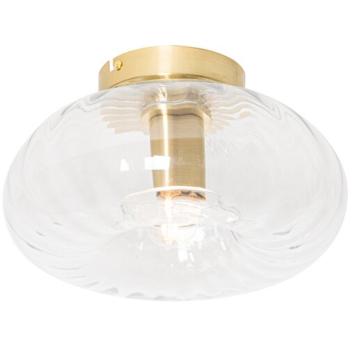 QAZQA Smart plafondlamp goud met glas incl. Wifi P45 - Ayesha Cene