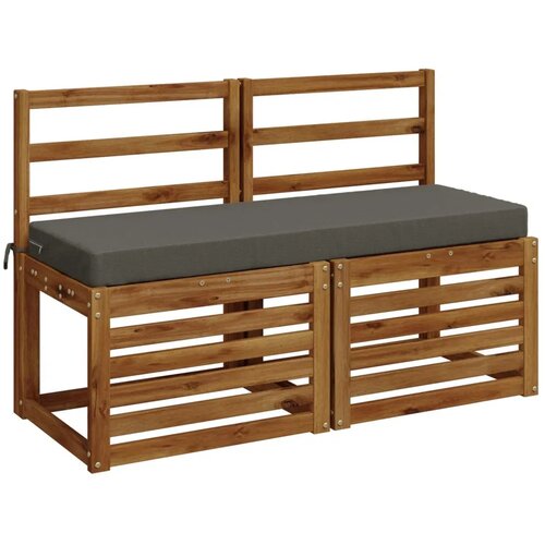  Jastučić za klupu SOEST 100% poliester Siva 120 x 40 x 8 cm - Siva 120 x 40 x 8 cm Melange Cene