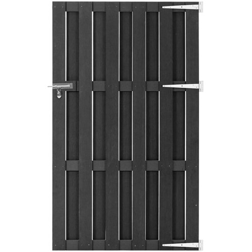 vidaXL Vrtna vrata WPC 100x180 cm siva Cene
