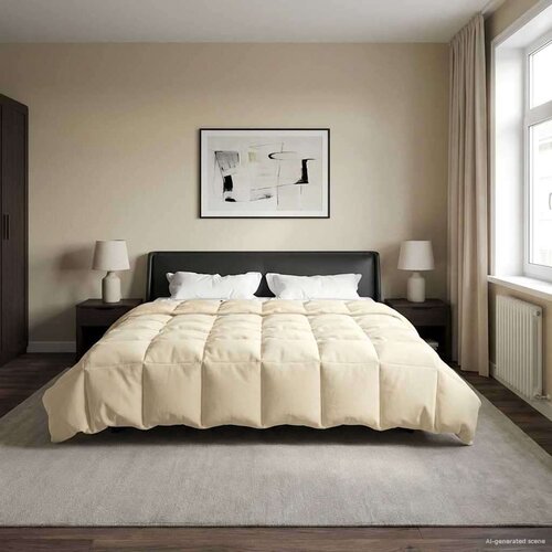  Ljetni pokrivač &amp;Scaron;onerisan Krema 200 x 220 cm Mikrovlakna - Krema 200 x 220 cm Slike