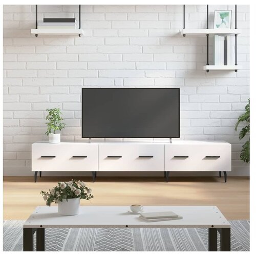 vidaXL ormarić sjajni bijeli 150 x 36 x 30 cm od konstruiranog drva Cijene