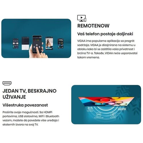 Hisense 50 inča 50A6BG LED 4K UHD Smart TV outlet Cene
