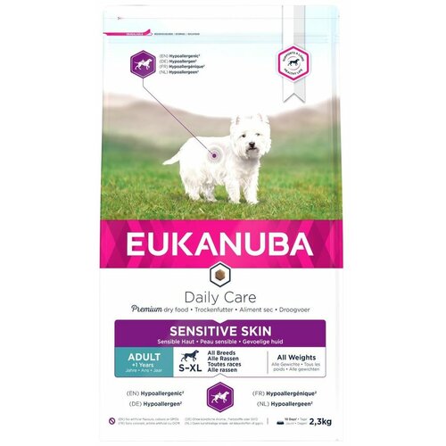 Eukanuba Dog Adult Sensitive Skin 2.3 kg Slike