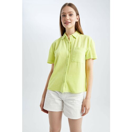 Defacto Relax Fit Shirt Collar Short Sleeve Shirt Slike