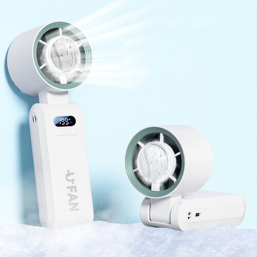 INF Prenosen ventilator 4000mAh, zložljiv 3-v-1, brezkrtačen White, (5000324866) Cene