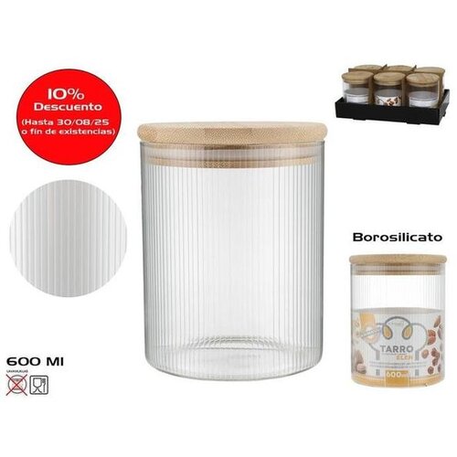  STAKLENKA 600ML ELEN BOROSILIKATNO STAKLO BAMBUS Cijene
