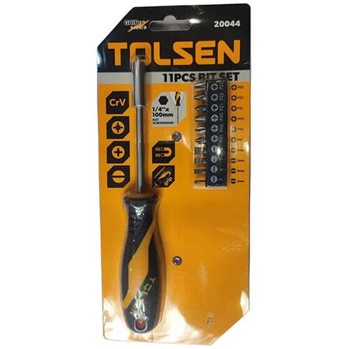 Tolsen Set bitova 11-delni 20044 srebrni Cene