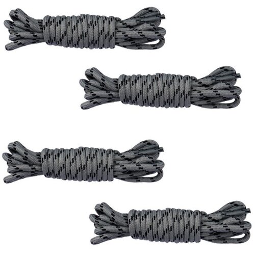 INF okrogle vezalke 2 para grey 100 cm, (21245687) Cene