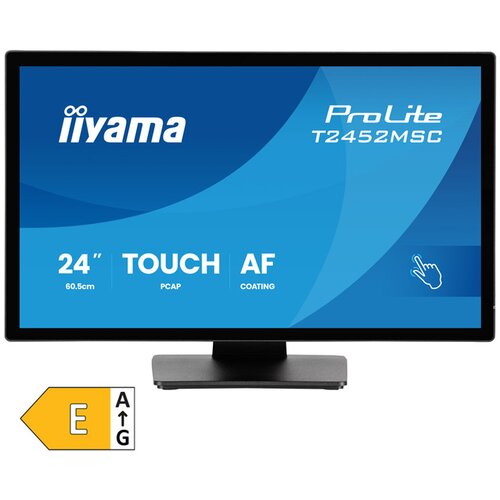 Iiyama ProLite T2452MSC-B2 computer monitor 61 cm (24) 1920 x 1080 pixels Full HD Touchscreen Black Slike