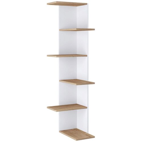 MID.YOU Kotni Regal Balos Xl, Bela, Barva Hrasta Slike