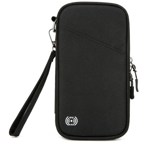 INF potovalna denarnica z blokiranjem rfid za potne liste in dokumente black, (21540960) Cene
