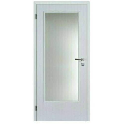 DOORNITE Sobna vrata sa staklom (850 x 2.000 mm, DIN graničnik: Lijevo, Bijele boje, Središnji položaj: Saće) Cijene