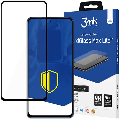 3mk HARDGLASS MAX LITE ZA XIAOMI MI 11I 5G ČRNO KALJENO STEKLO, (22002962) Cene