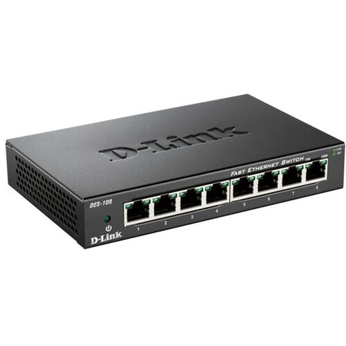 D-link switch neupravljivi,DES-108/E (metalno kućište) Cene