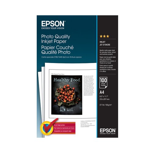 Epson Photo Quality Ink Jet Paper, A4, 104 g/m2 Slike