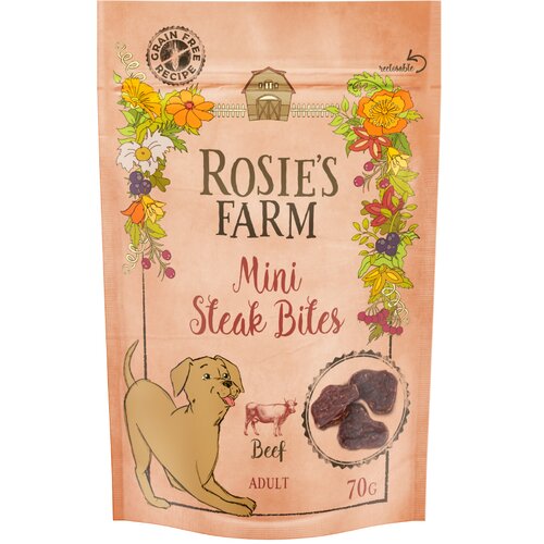 Rosie's Farm Snacks "Mini Steak Bites" govedina - 70 g Cene