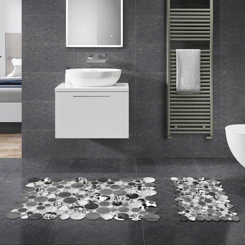 Hanah home Set od 2 kupaonska tepiha siva Cijene