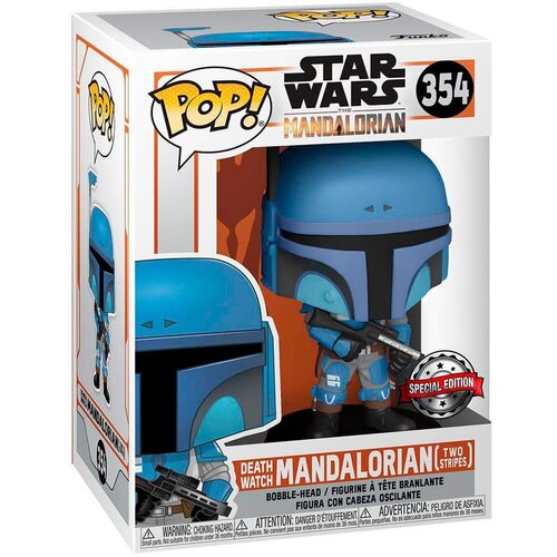 Funko POP figure Star Wars Mandalorian Death Watch Mandalorian Two Stripes Exclusive Slike