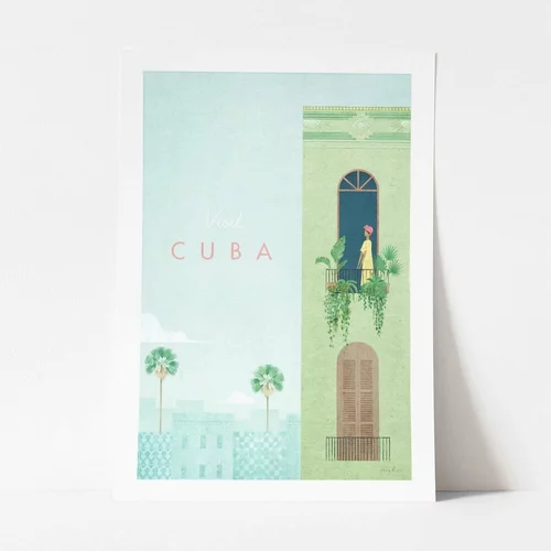 Travelposter Plakat Travelposter Cuba, 30 x 40 cm