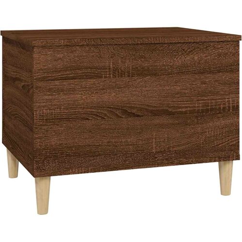  Stolić za kavu Smeđi hrasta 60 x 44,5 x 45 cm konstruirano drvo Smeđa Slike