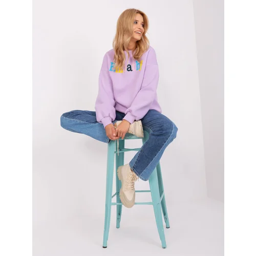 Wow Donna Sweatshirt-EM-BL-617-12.04-light purple