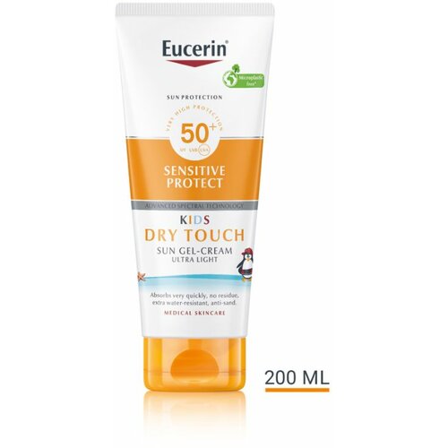 Eucerin dry touch gel-krema za zaštitu dečje kože od sunca 200ml Slike