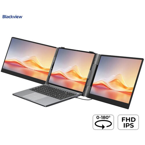 Blackview DCM6 Pro - 14 portable laptop screen extender with dual-monitor support and 2 USB-C ports Cijene