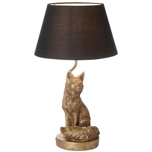  Endon 106796 - Stona lampa FOX 1xE14/6W/230V crna/mesing Cene