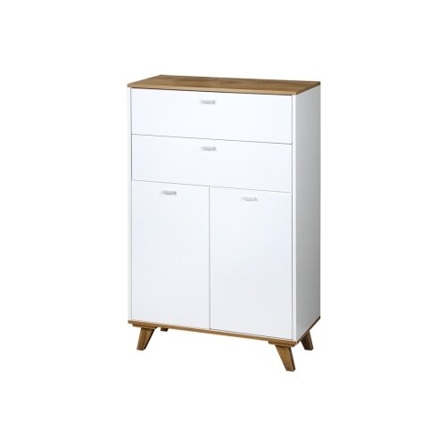 Kesper ksp15993 ormarić sa 2 ladice i 2 vrata 60x28x96 cm beli lak Cene