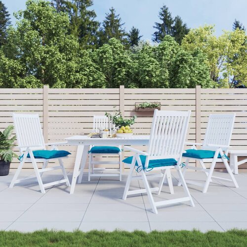 vidaXL Jastuci za stolice 4 kom svjetloplavi 40x40x7 cm tkanina Oxford Cijene