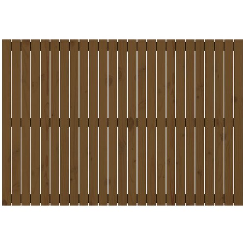  Zidno uzglavlje boja meda 159,5x3x110 cm masivna borovina Slike