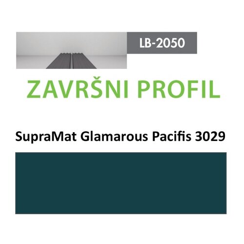 AGT profil Zidni MDF LB-2050-B Light Walnut (239) 2800x133x18mm ( 026-214 ) Cene