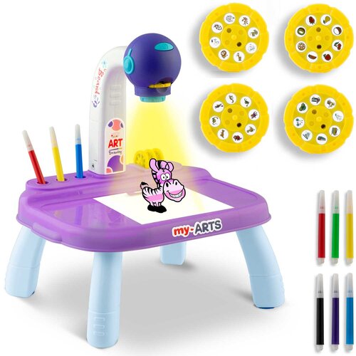 Ricokids 773700 Purple Drawing Projector for Kids - Ignite Creativity and Fun, (21740694) Cene