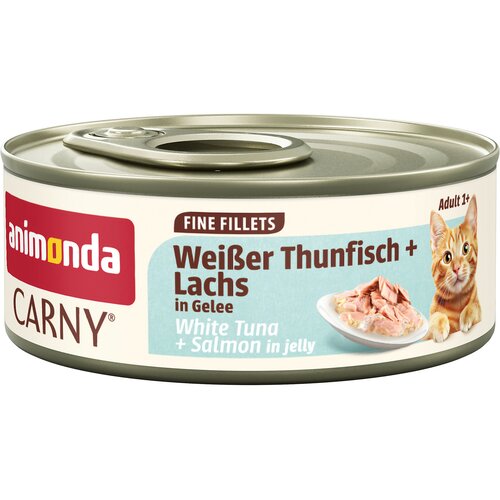 animonda Carny Adult Fine Fillets u želeu 12 x 60 g - Bijela tuna i losos Cijene