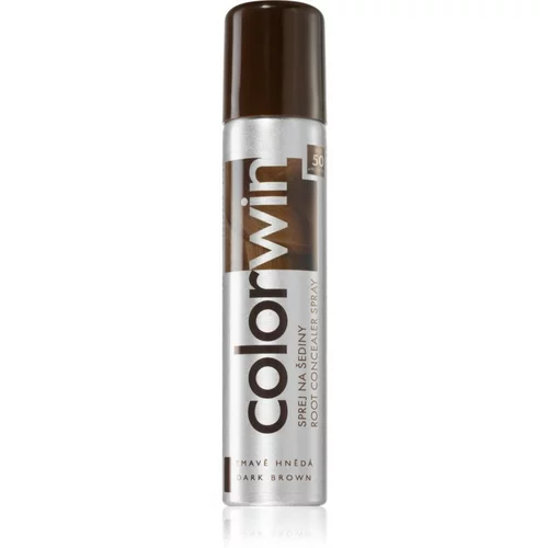 Colorwin Hair pršilo za takojšnje prekritje narastka odtenek Dark Brown 75 ml