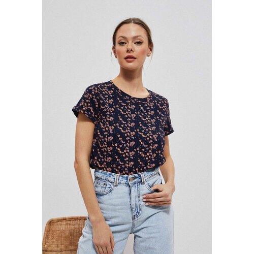 Marisse Women&amp;#039;s T-Shirt L-Ts-3732 Navy Slike