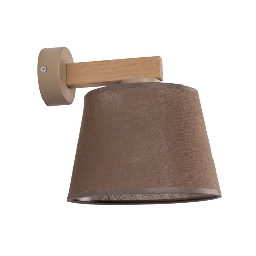  Brilagi - Zidna lampa LATTE SABIA 1xE27/15W/230V borovina/braon Slike