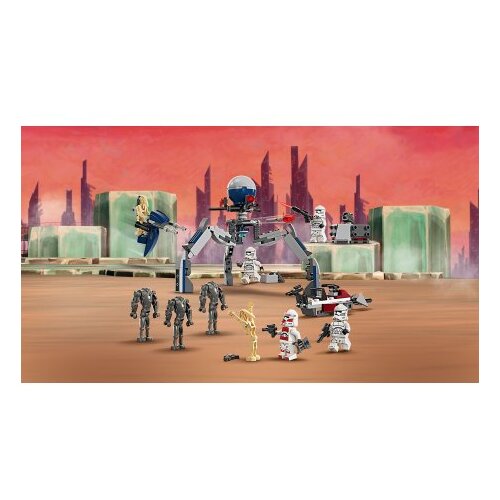 Lego LEGO&amp;reg; STAR WARS&amp;trade; 75372 Bojni komplet: klonirani vojnik&amp;trade; i bojni droid&amp;trade; Slike