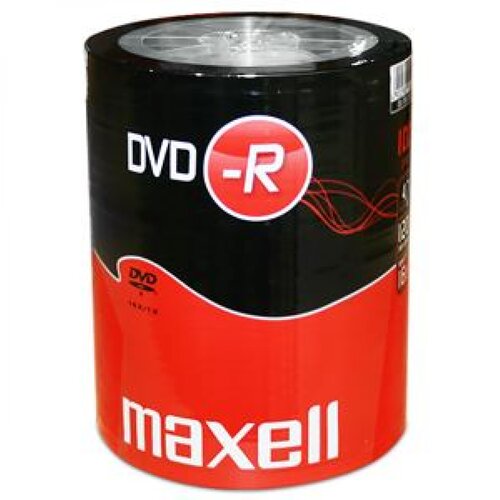 Maxell DVD-R 4.7 GB 16x hitrost, 100 kom spindle Cene
