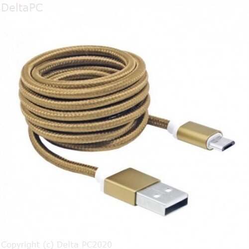 S Box SBOX KABAL USB-TYPE C M/M 1,5M FRUITY ZLATNI Slike