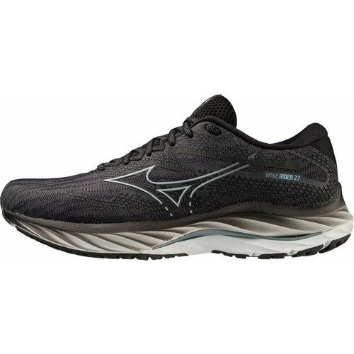 Mizuno Wave Rider 27 Ebony/Illusion Blue/Black 41 Obuća za trčanje na cesti Cene