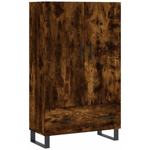  Visoka komoda boja hrasta 69,5 x 31 x 115 cm konstruirano drvo Slike