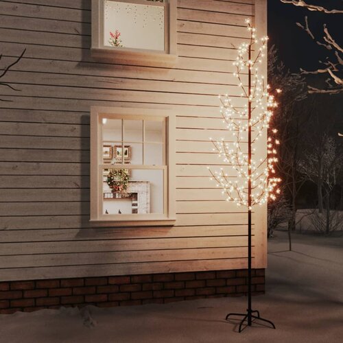 vidaXL Drvce rascvjetane trešnje 368 tople bijele LED žarulje 300 cm Cijene