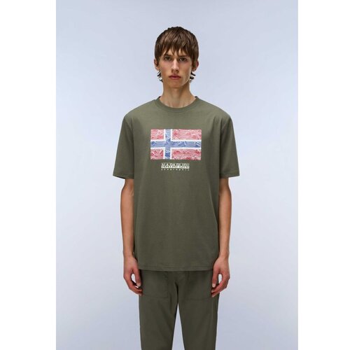 Napapijri S-drapeau ss tea leaf g0a Slike