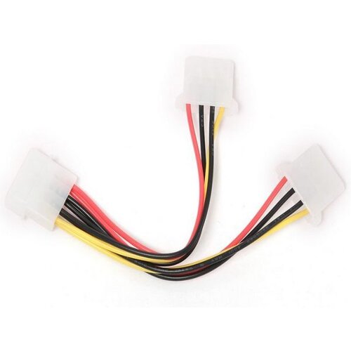 Gembird CC-PSU-1 Internal power MOLEX 4-pin splitter kabl 15cm Slike