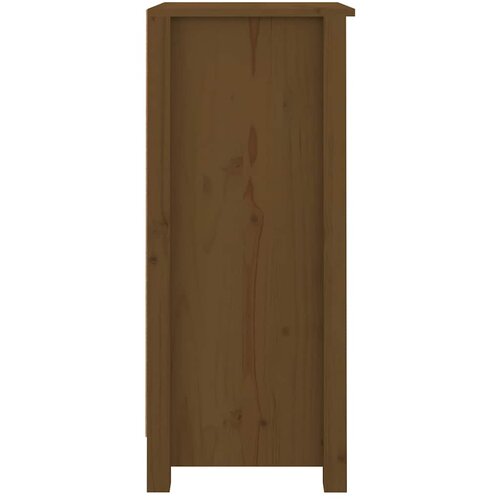 Komode 2 kom boja meda 40x35x80 cm od masivne borovine Smeđa Slike